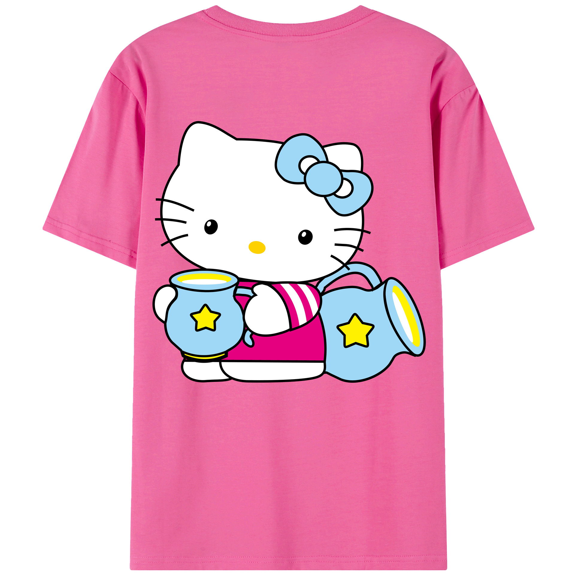 （画像用） Hello Kitty ハローキティ レディース半袖Tシャツ(バックプリント)